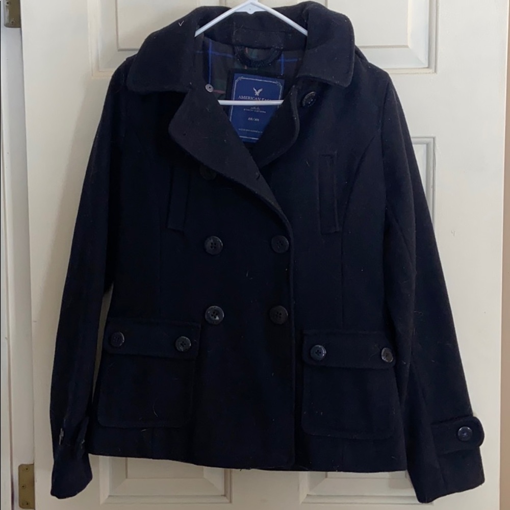 American Eagle Navy Pea Coat